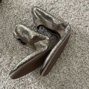 Yosi Samra Women's Samara Metallic Flats Gold 10